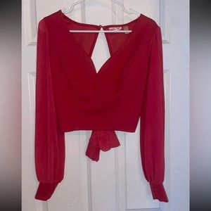 Buckle Long Sleeve Top